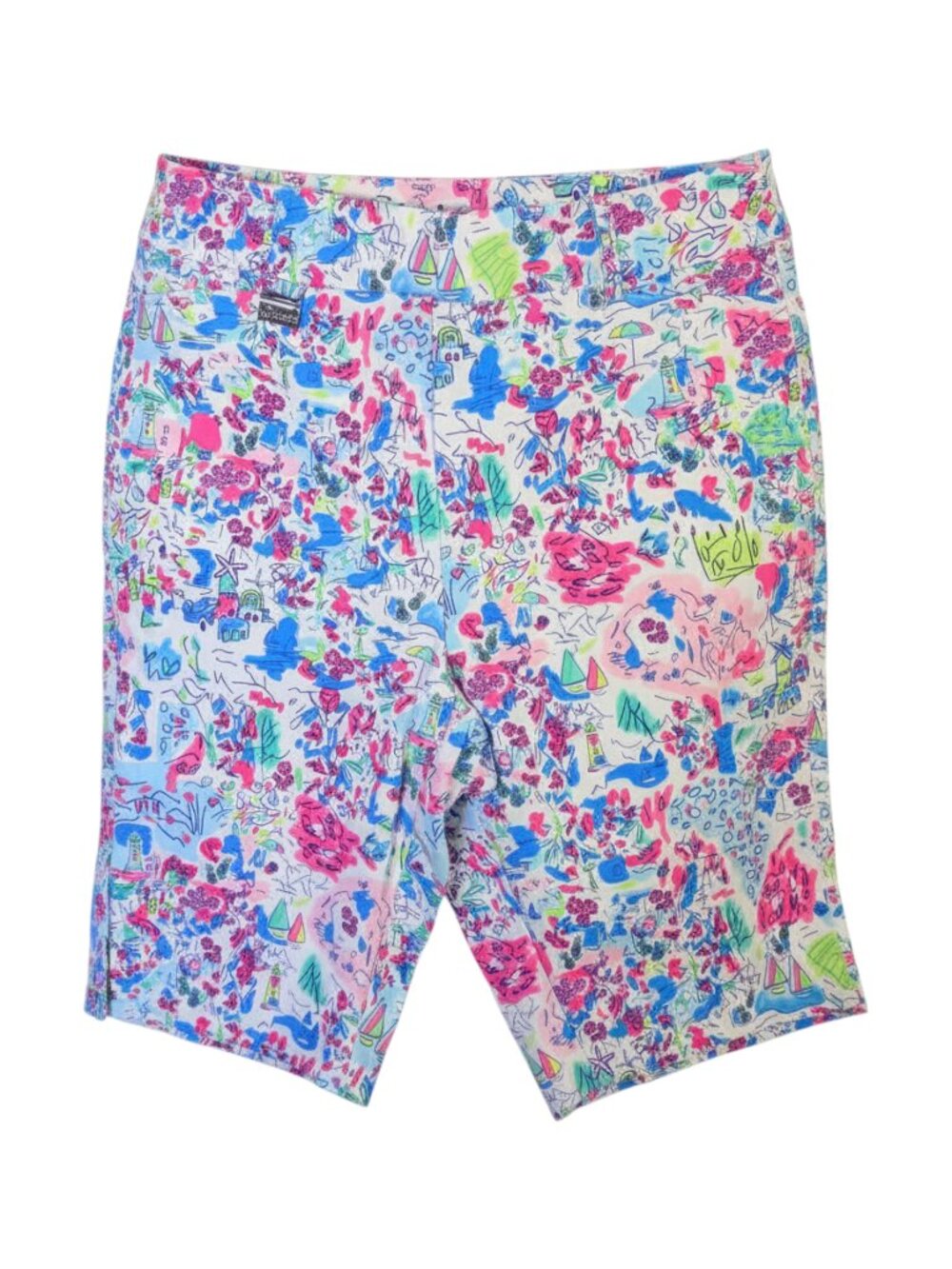 Breezes Multicolor Printed Shorts Women's Size 10